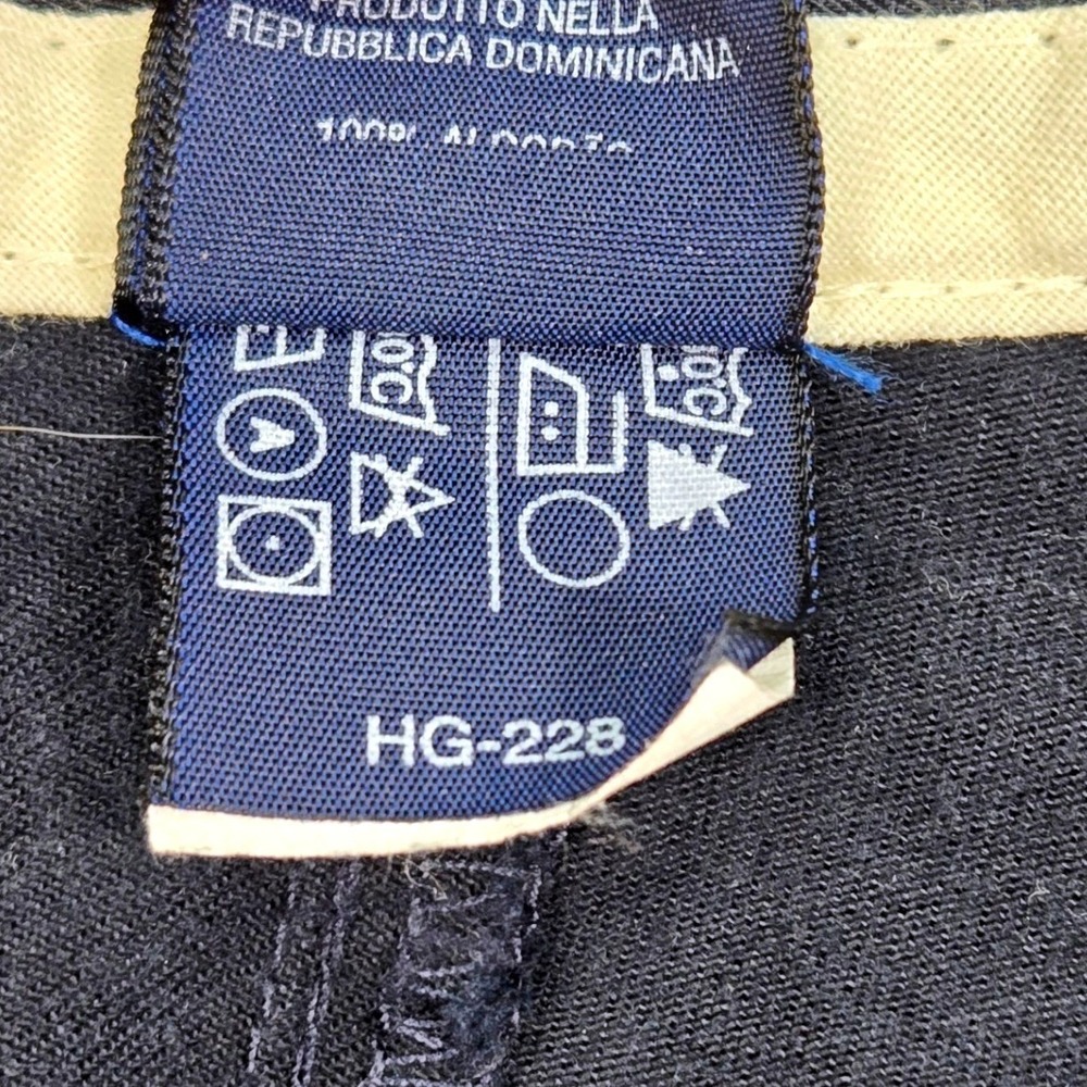 Chaps Ralph Lauren Chino Shorts‎ Mens 36 Navy Blue Good Cotton Flat Front 70901M - Picture 12 of 16